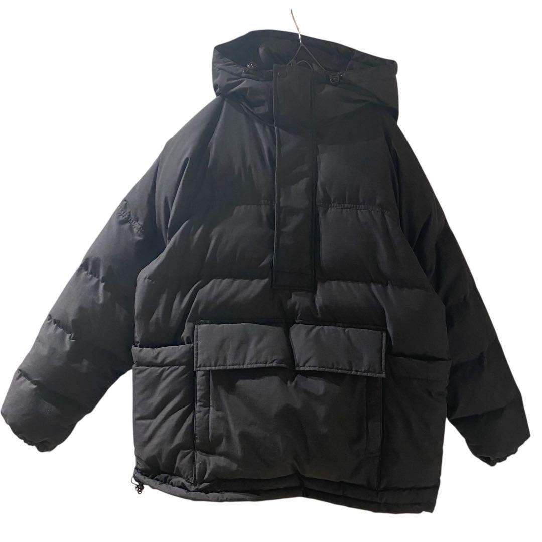 値下げ！ peak アノラックダウン 焚き火　ブラック　M