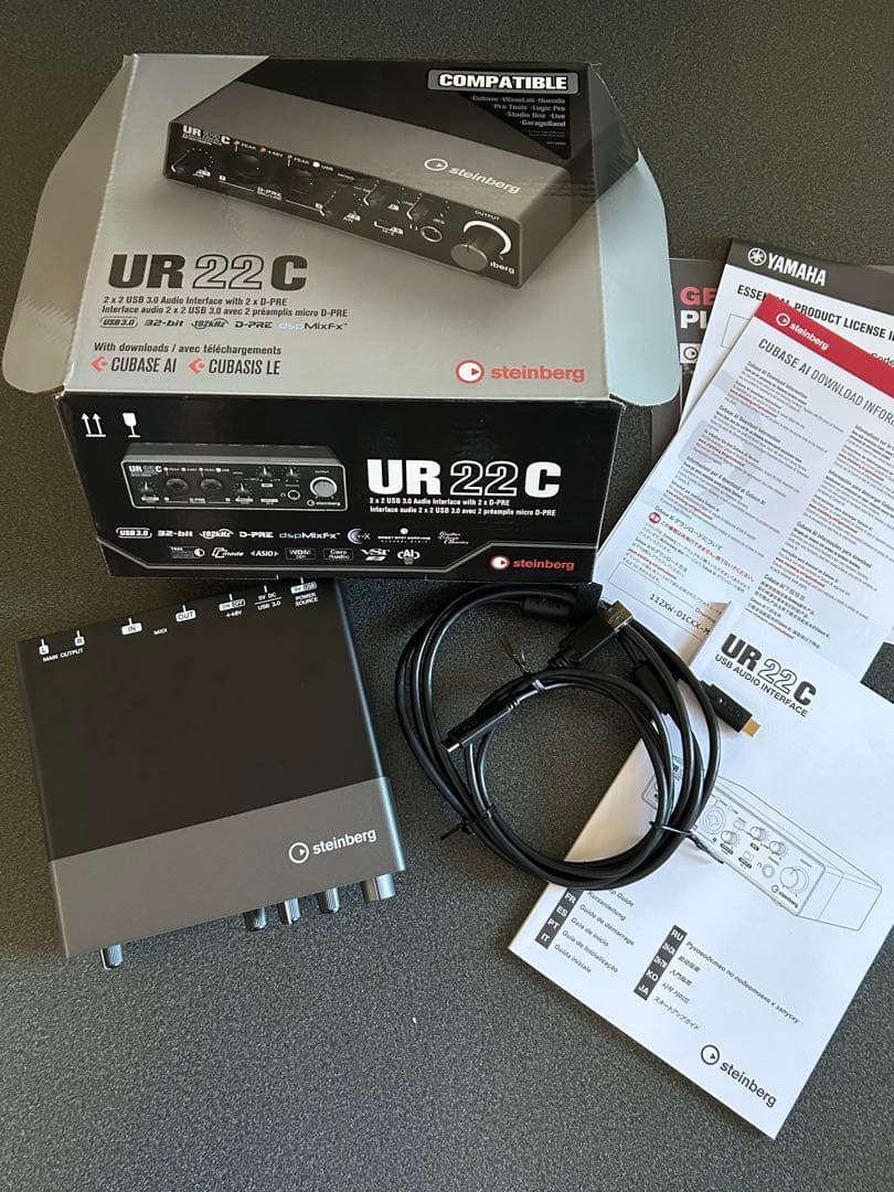 オーディオインターフェース steinberg UR 22C