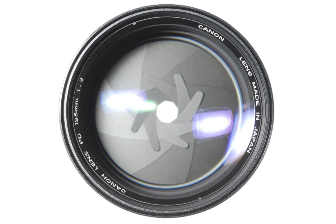 レンズ(単焦点) Canon new FD 135mm f2 Lens #6046