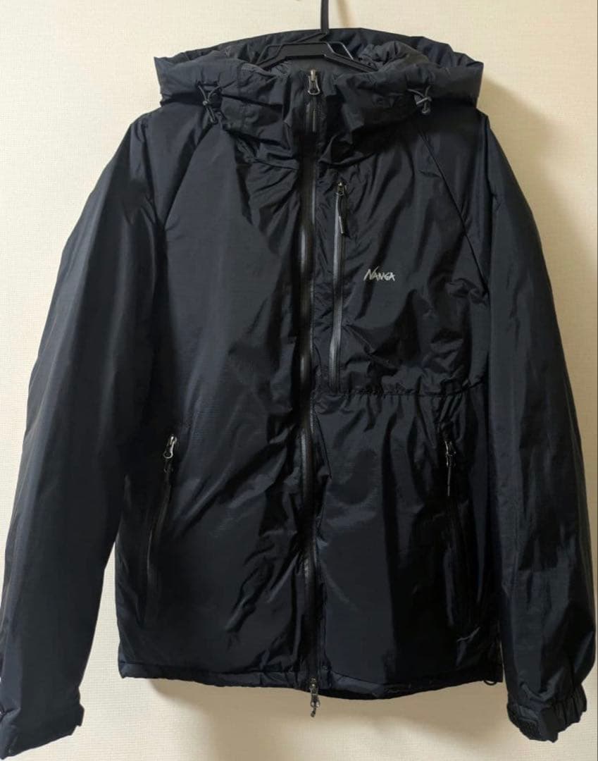t*e様 NANGA ブラック ダウンジャケット フード付き