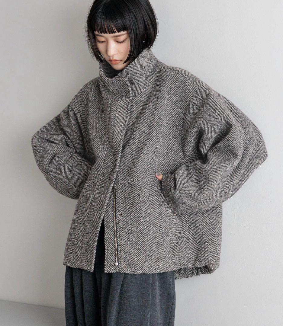 新品未使用！ウーリーテックスタンドブルゾン　グレー