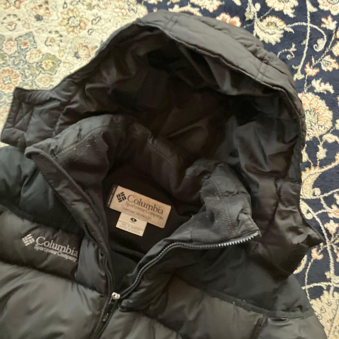 Columbia 00s puffer down jacket black 肉厚