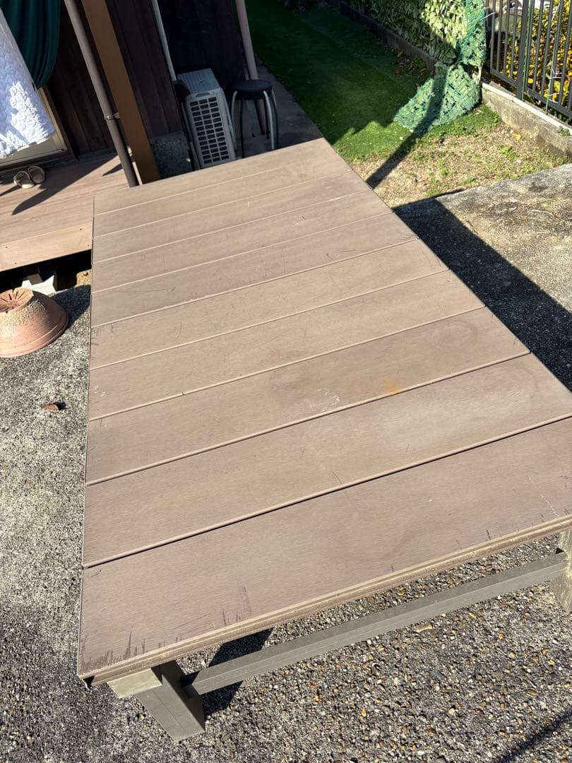 ⭐︎取引中⭐︎木目調ウッドデッキ2つセット