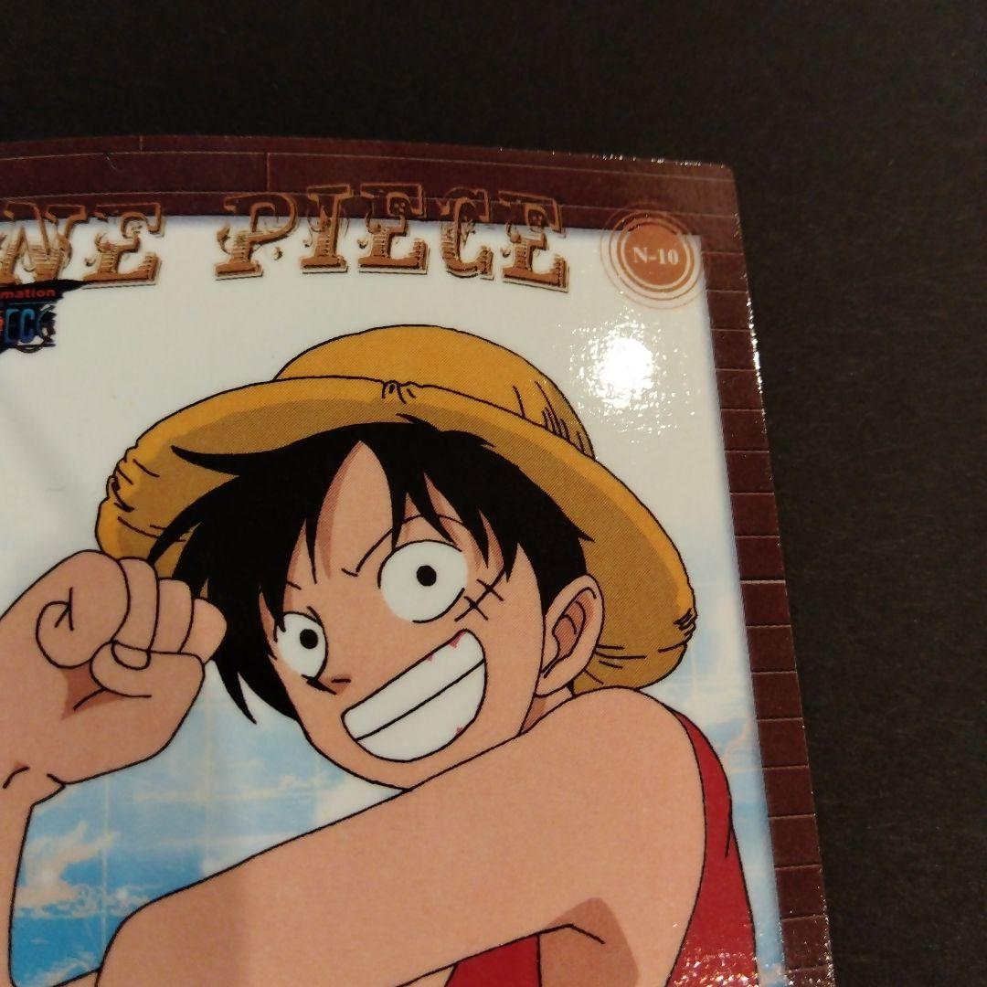 ONEPIECE アマダ エッチングカード ルフィ N10 初期 レア 当時