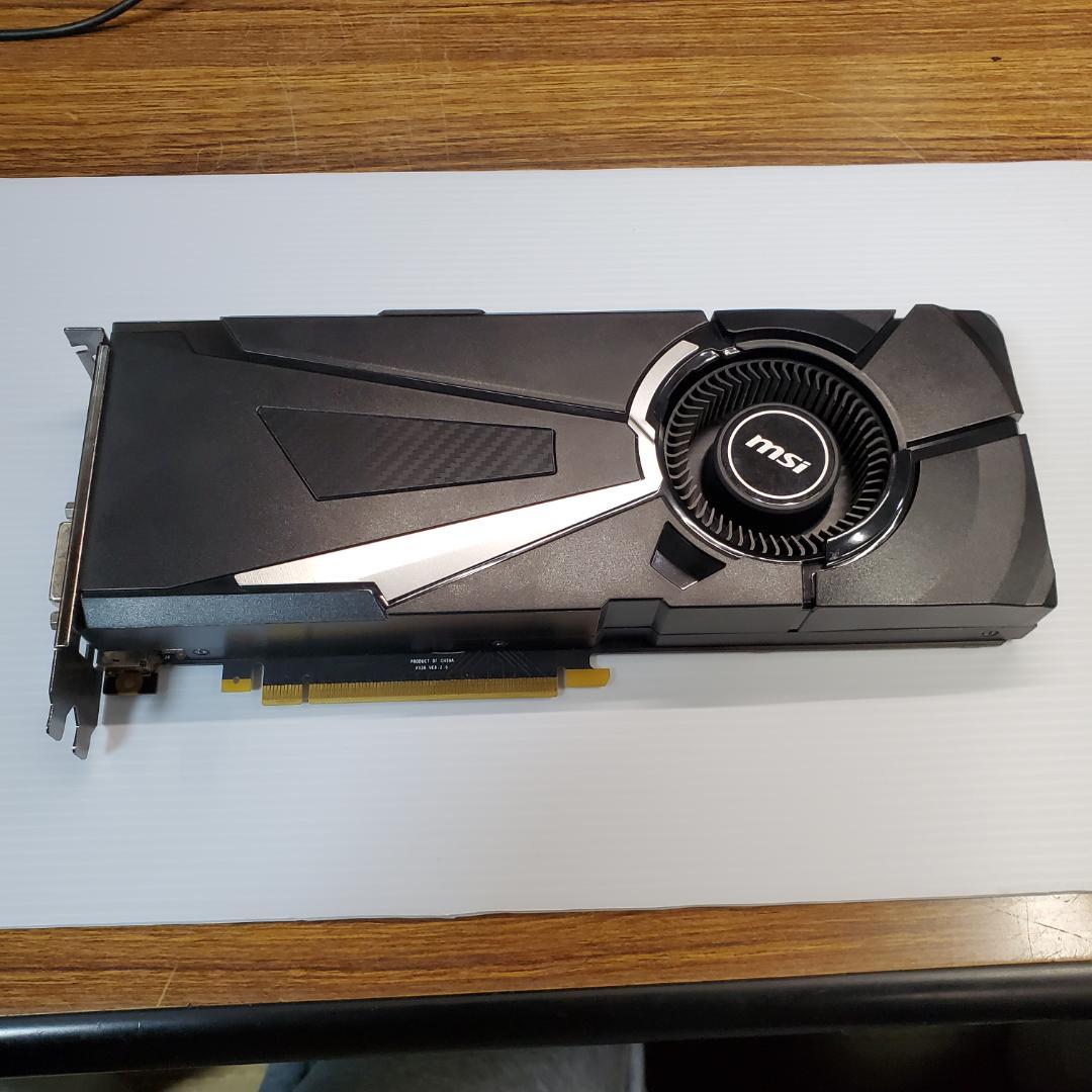 MSI GeForce GTX1080 AERO 8G 動作確認済み