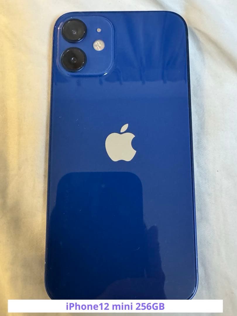 【美品】iPhone12mini(256GB)ブルー　おまけつき