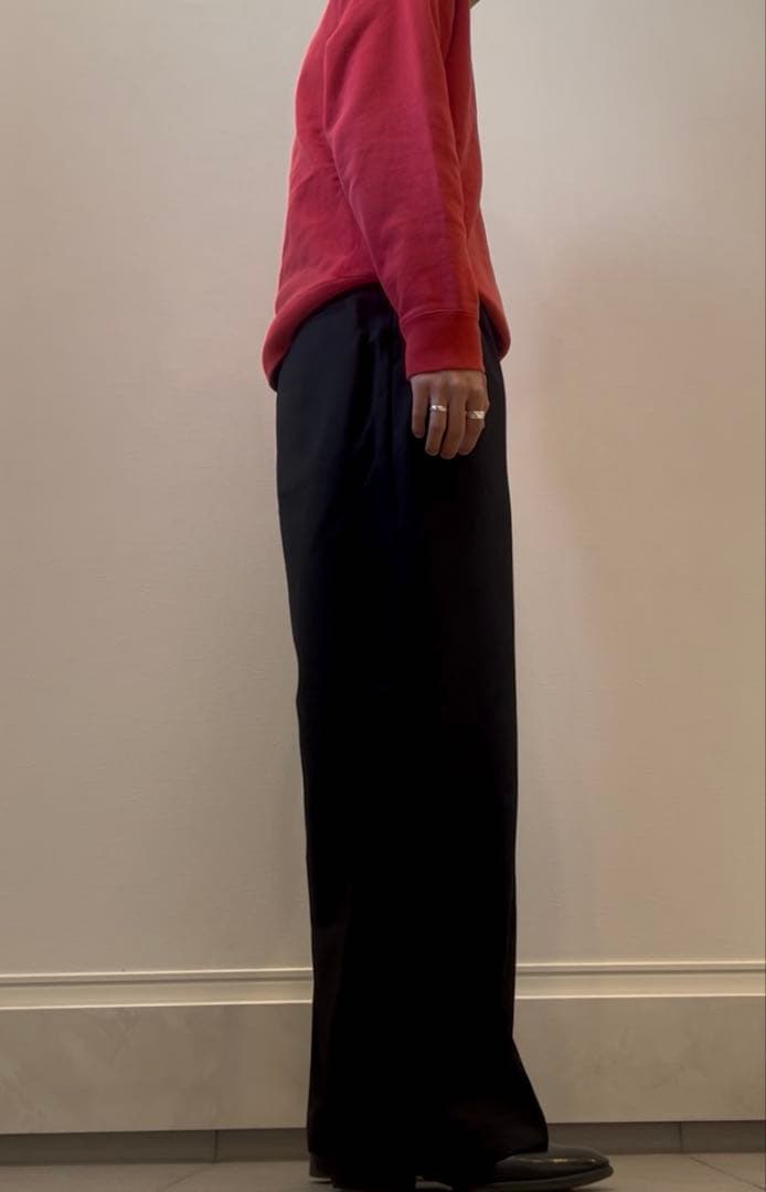 ヴィンテージ ワイド スラックス ブラック