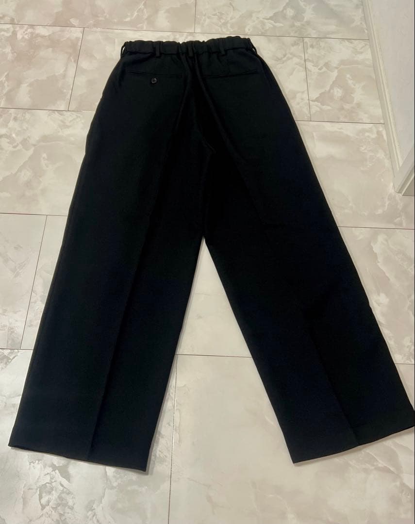 ヴィンテージ ワイド スラックス ブラック