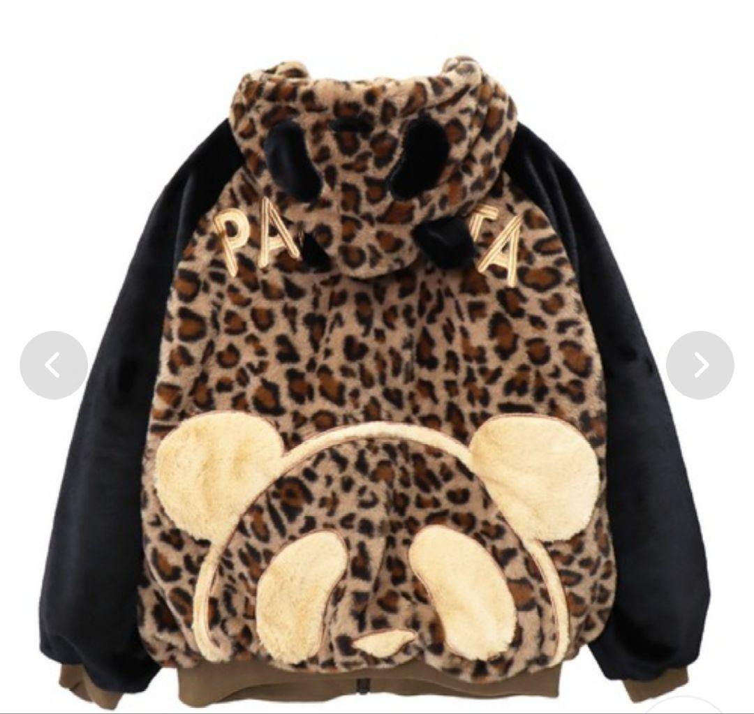 新品タグ付未使用✨️パンディエスタ ラグラン切替 フェイクファーパーカーLサイズ