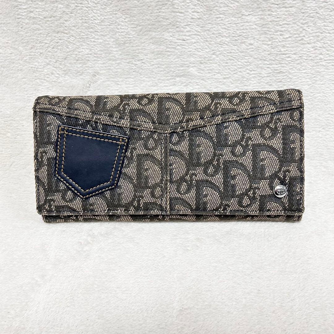 Dior クリスチャン ディオール トロッター 長財布 二つ折り CD ロゴ