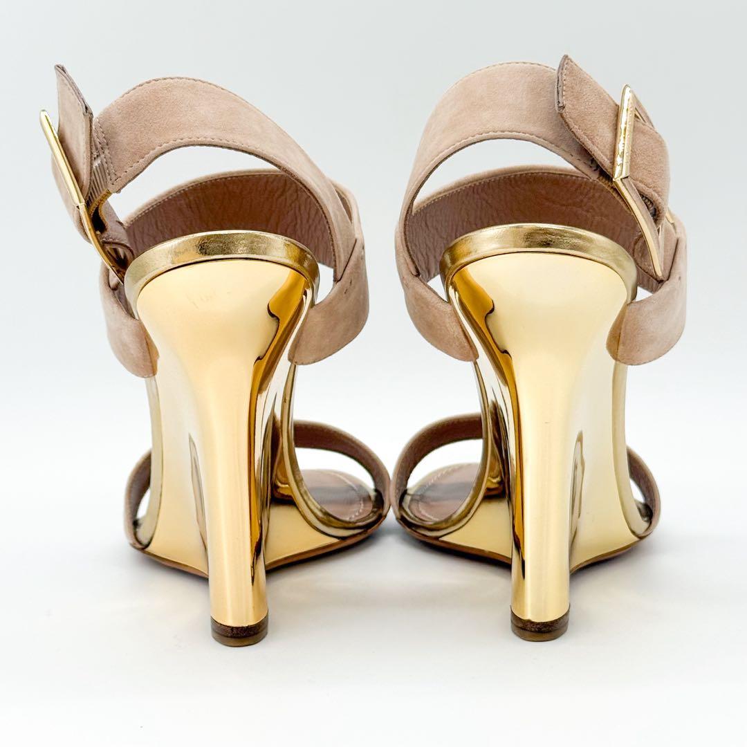 ♡美品♡ ルイヴィトン ウェッジソール スエード ストラップ ミュール