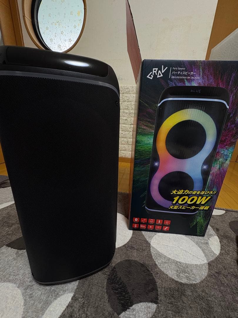 GRAV ワイヤレススピーカー 100W LEDライティング