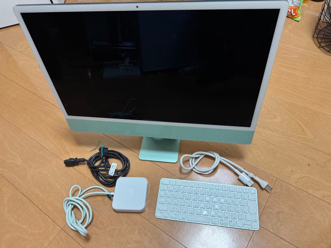 Apple iMac グリーン 本体と付属品　箱無し 24インチ