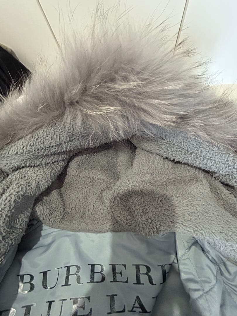 ジェン　BURBERRY BLUE LABELグレー モッズコート