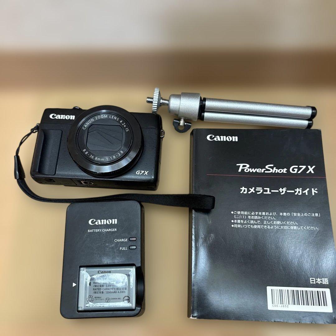 Canon PowerShot G7 X 本体と付属品