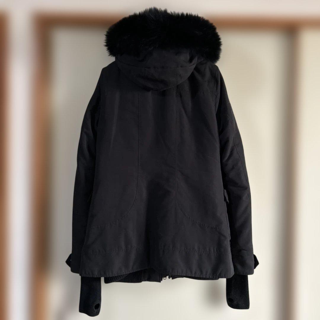 SLY N3B ブラック　ミリタリー　ラクーンファー　ビッグフード　ボア　y2k