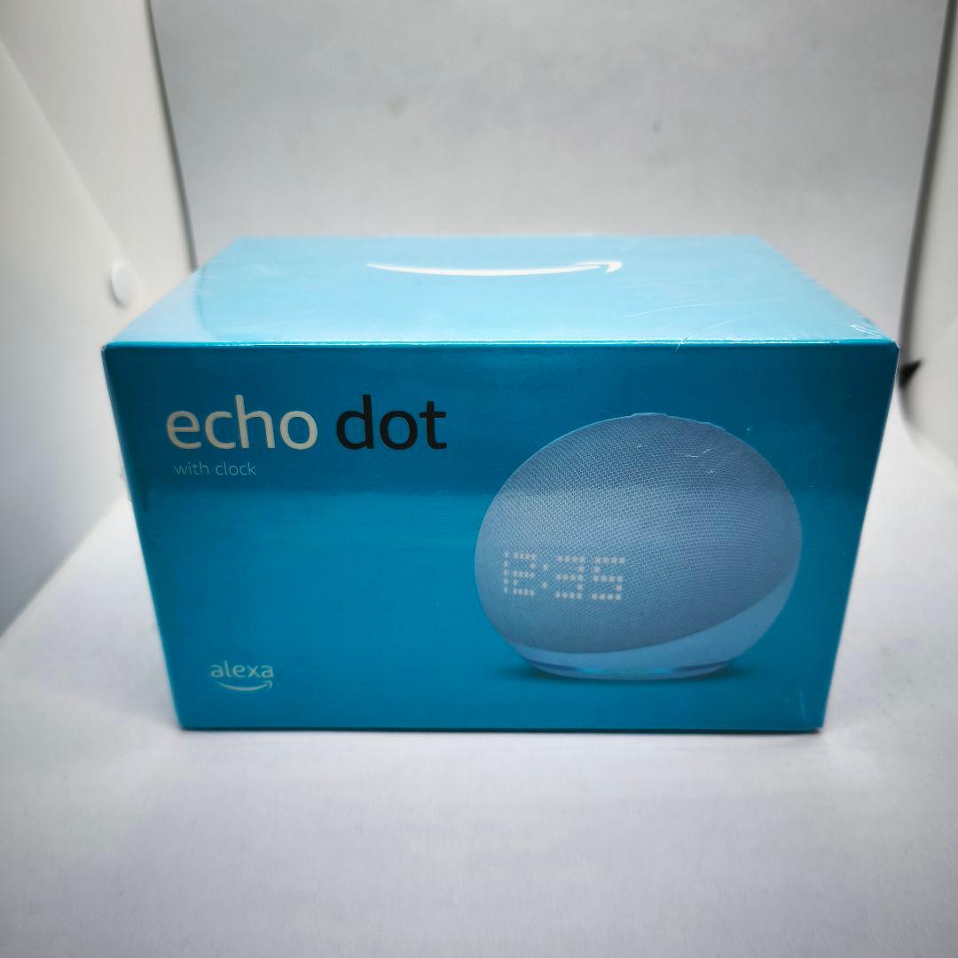 【未開封】Echo Dot 第5世代 with clock 時計付 ホワイト
