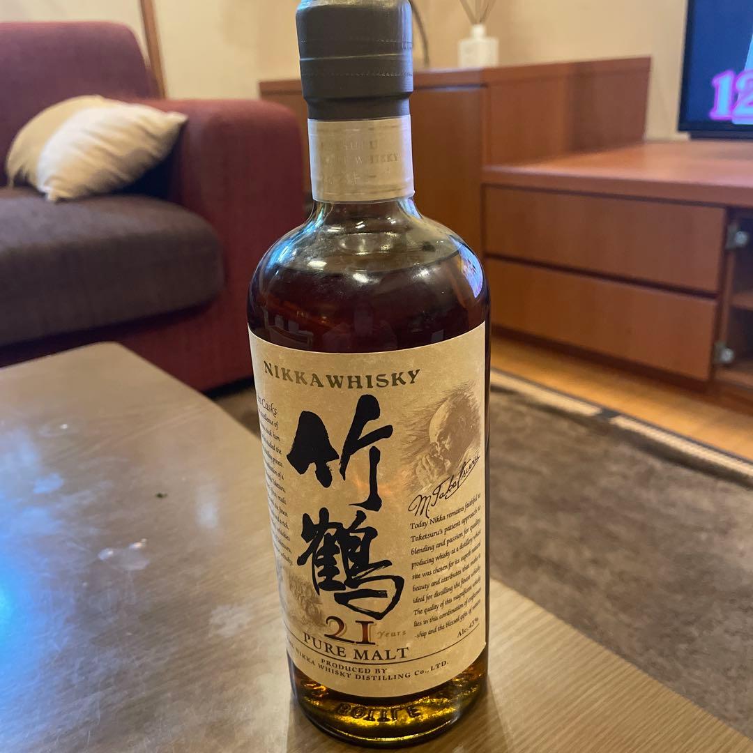 ニッカウイスキー竹鶴２１年未開栓