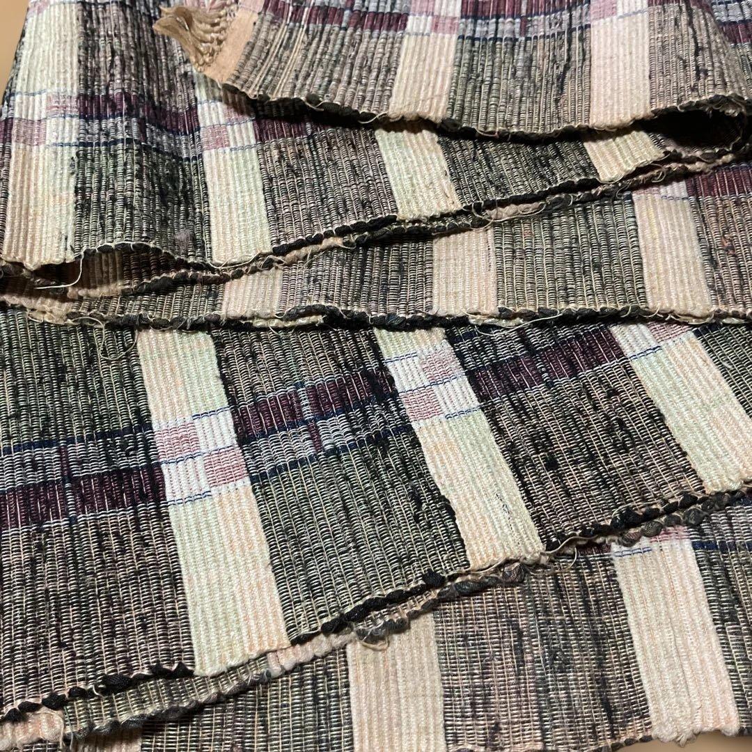 Os524 裂織 半幅帯