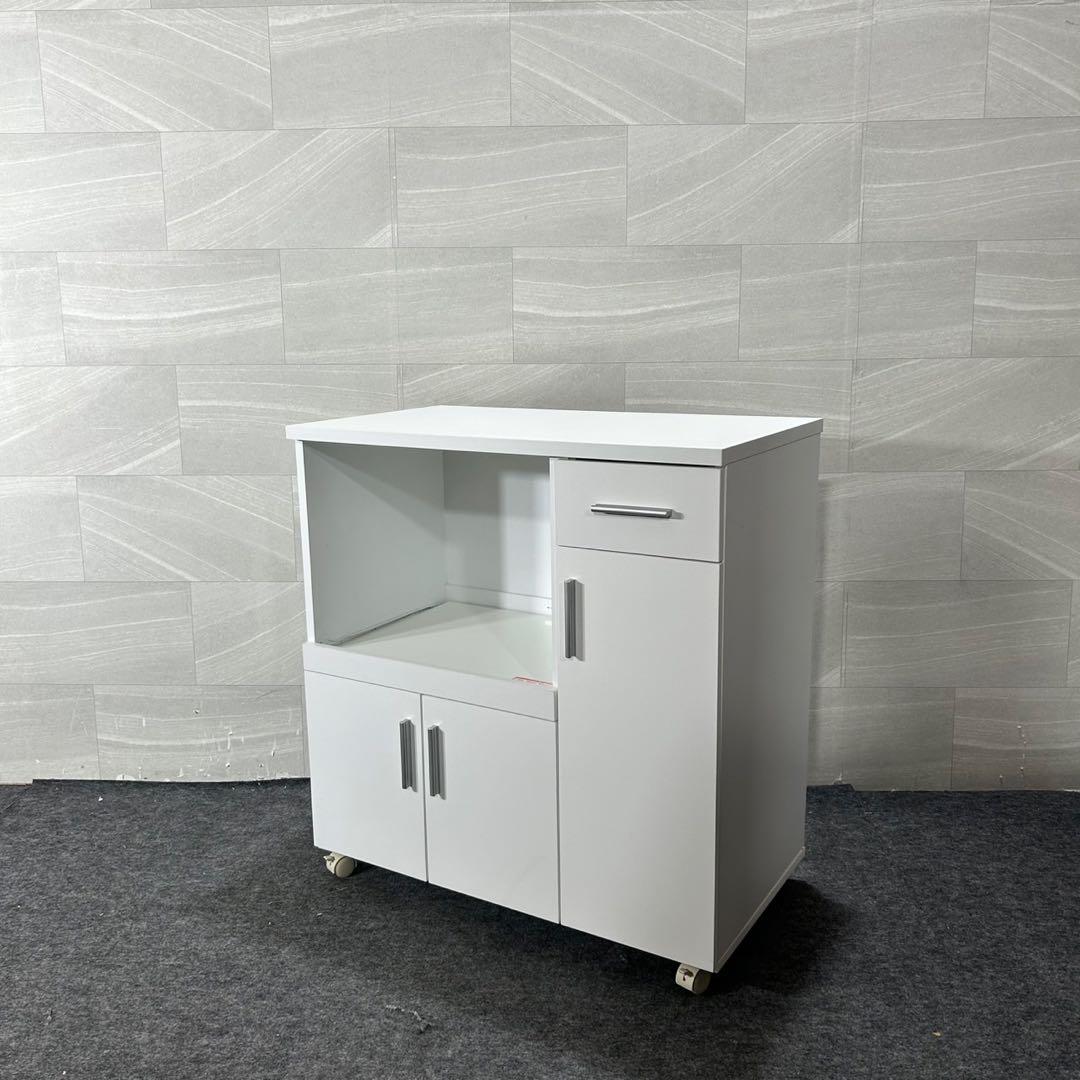 YAMAZEN キッチンカウンター SSY-C8580KC ホワイト d3782