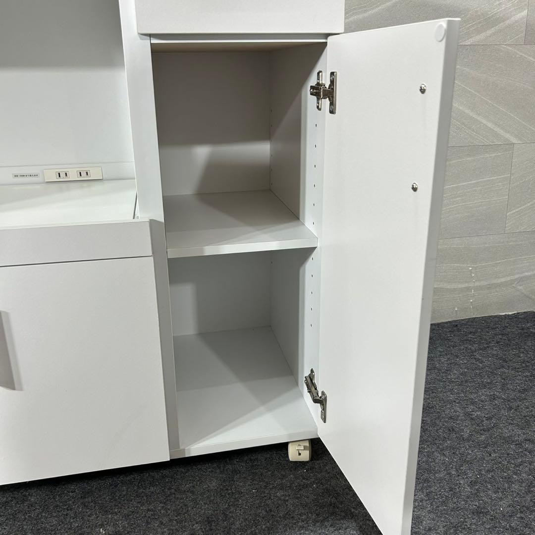 YAMAZEN キッチンカウンター SSY-C8580KC ホワイト d3782