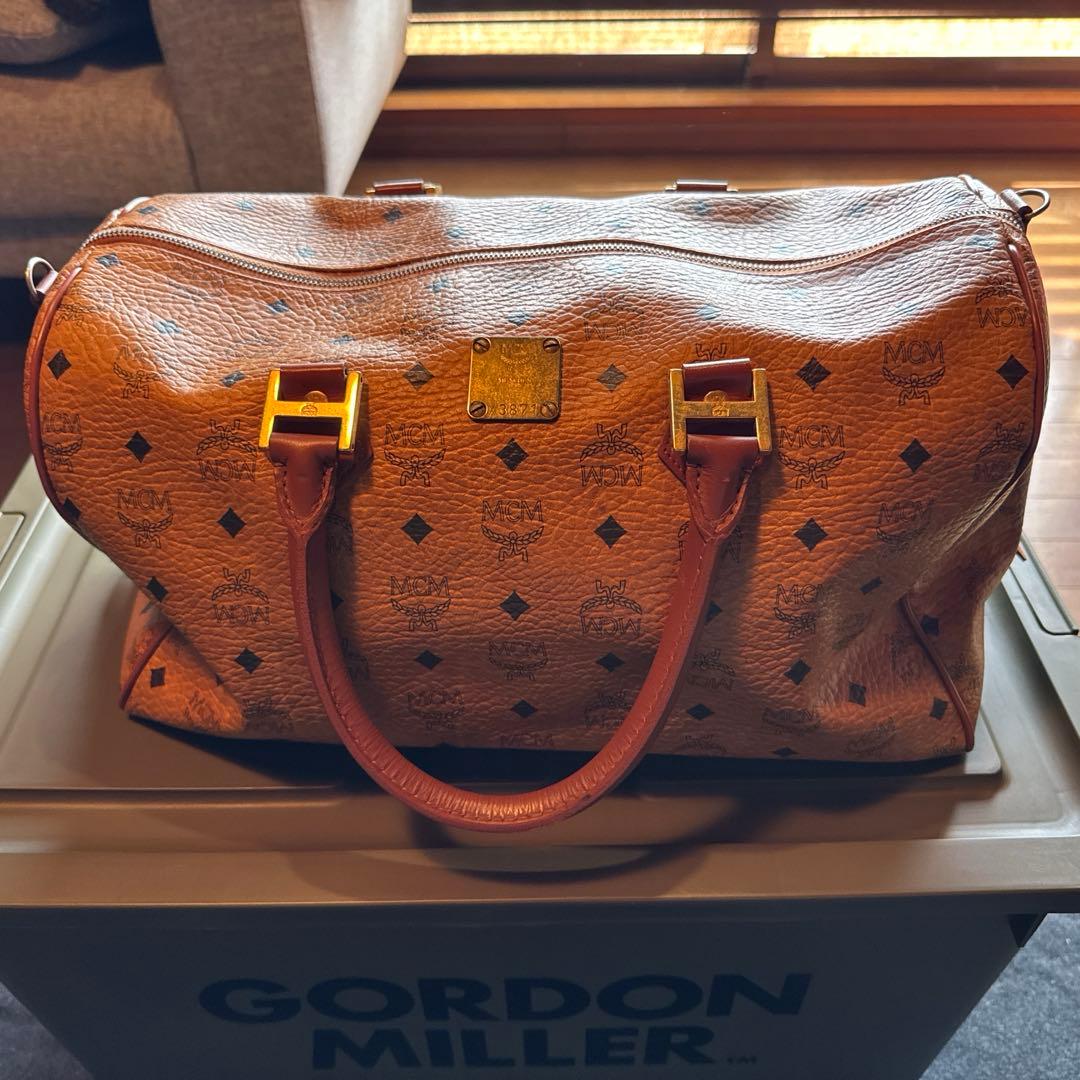 MCM ボストンバッグ　幅42cm 大容量 旅行 ゴルフ