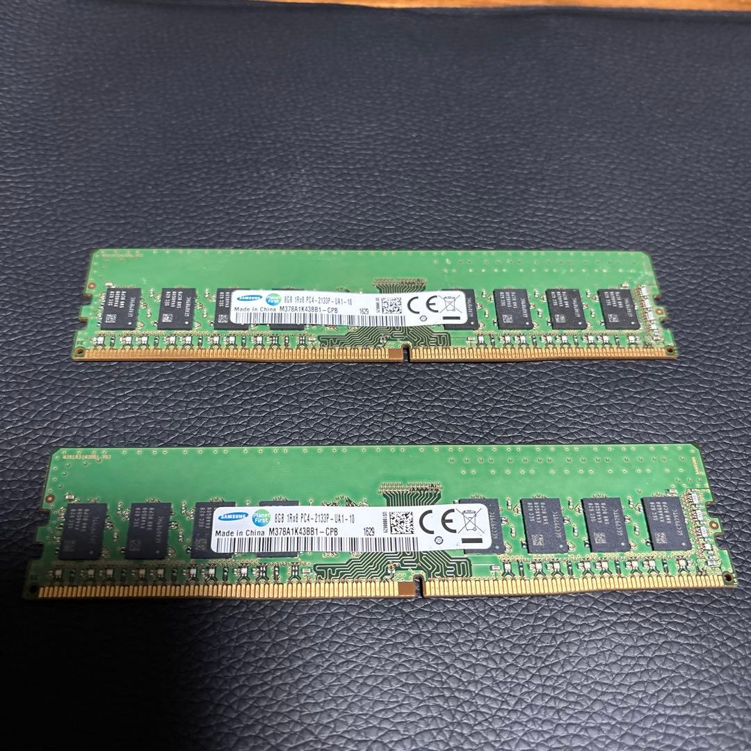 Samsung 8GB DDR4 2133MHz メモリ