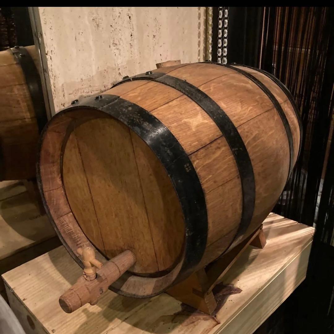 ボジョレー　樽　5L JAL販売　　台付き　ワイン樽