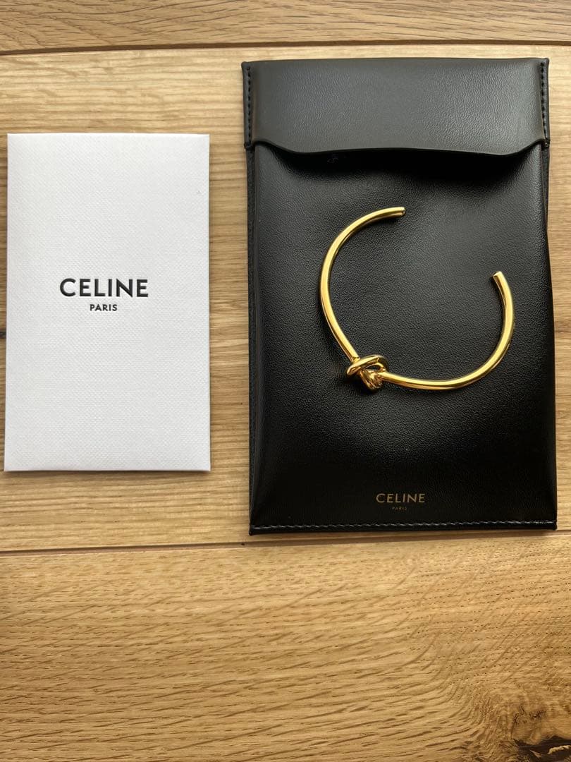 CELINE ゴールドバングル　sサイズ