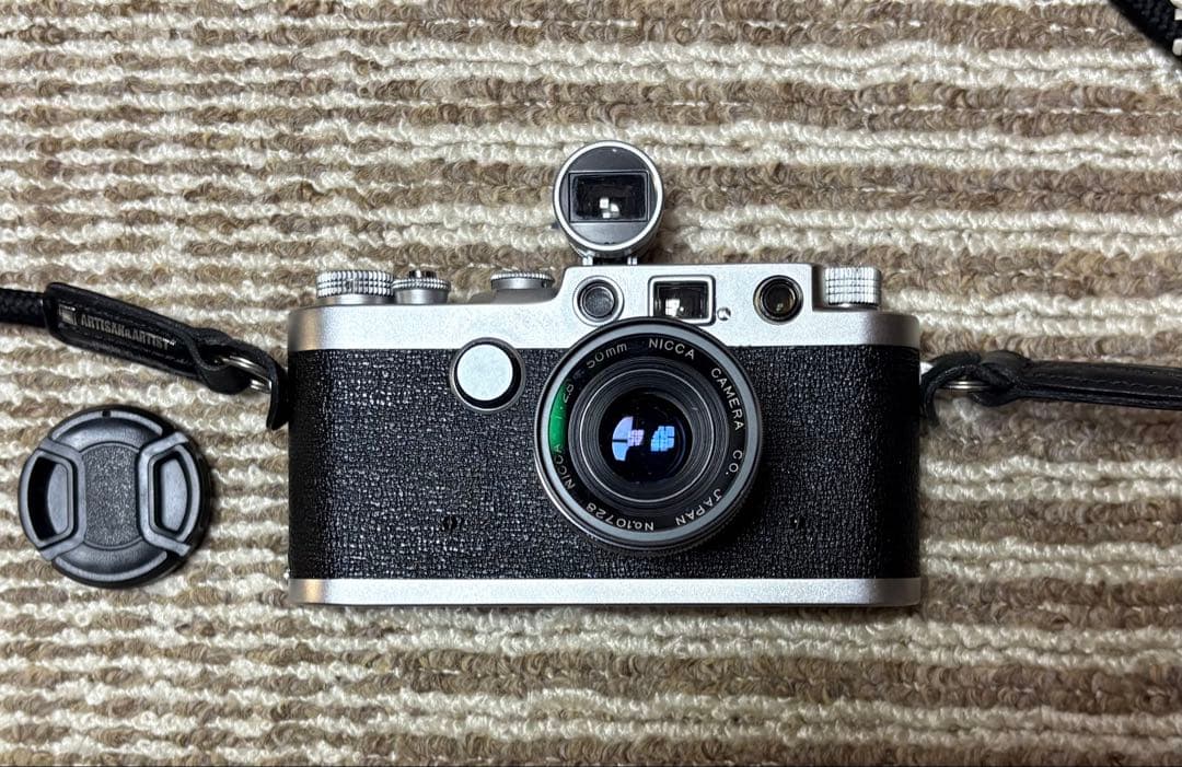美品整備品 NICCA レンジファインダーカメラ 50mmf2.8レンズ付き
