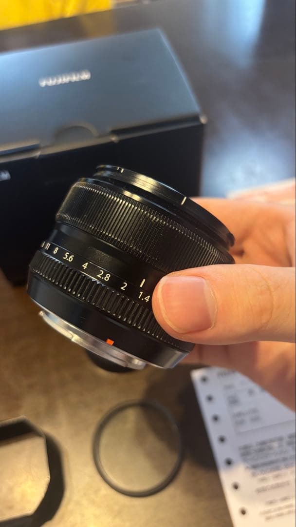 フジノンレンズ [XF35mmF1.4 R] ・箱付 ＋ブラックミストNo.1