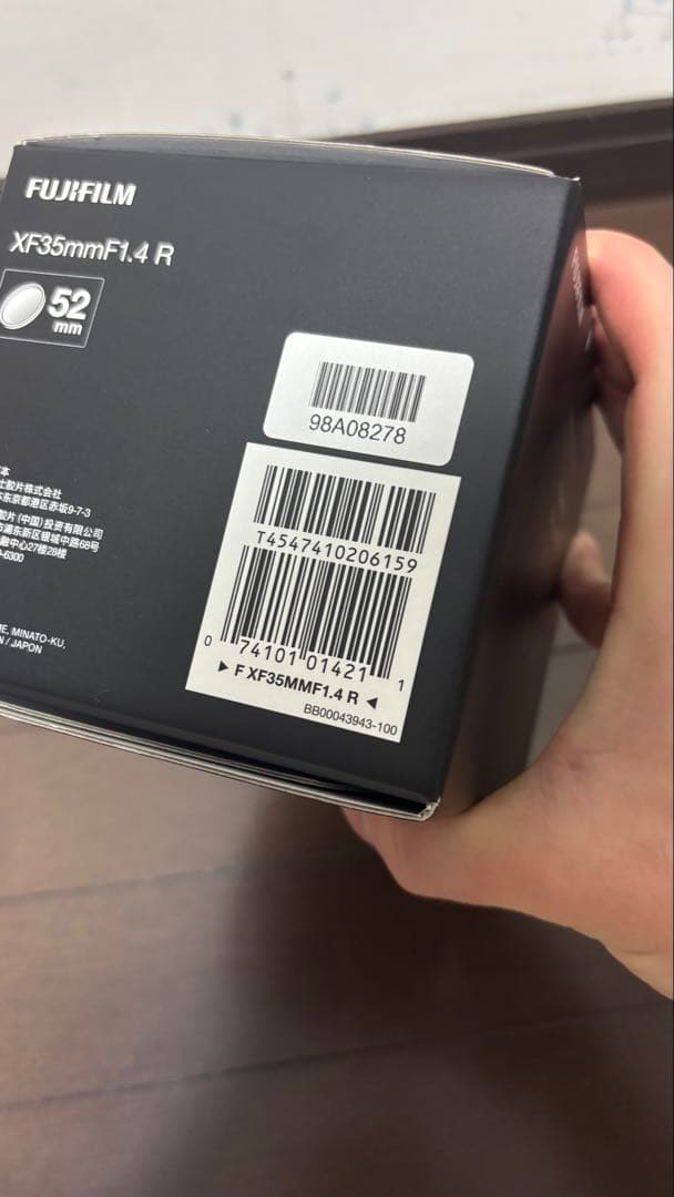 フジノンレンズ [XF35mmF1.4 R] ・箱付 ＋ブラックミストNo.1