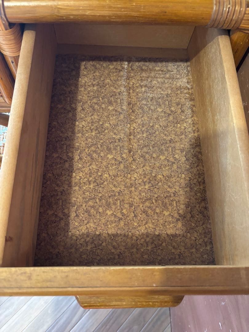 籐　ドレッサー　ヴィンテージ　アンティーク ラタン ドレッサー