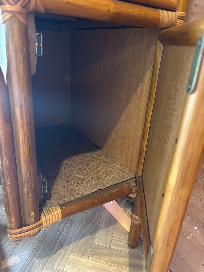 籐　ドレッサー　ヴィンテージ　アンティーク ラタン ドレッサー