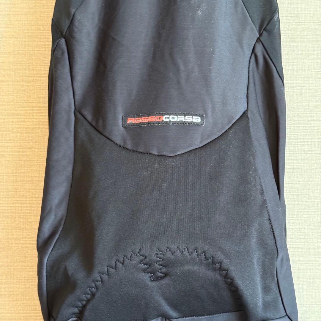 Castelli rosso corsa サイクルビブ　裏起毛　Sサイズ
