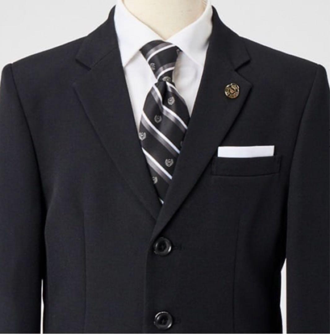 【美品】BEAMS DESIGN黒フォーマルスーツセット(150㎝)