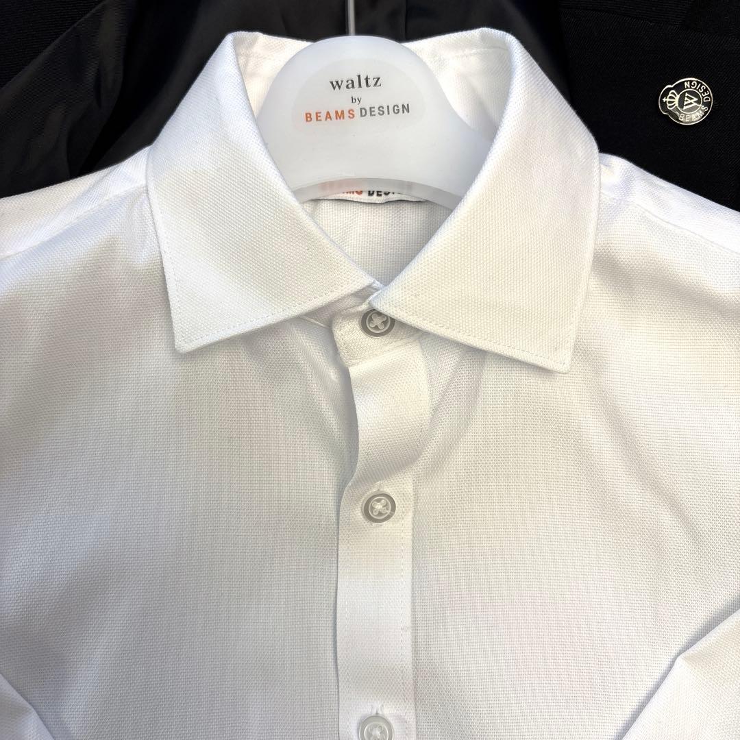 【美品】BEAMS DESIGN黒フォーマルスーツセット(150㎝)