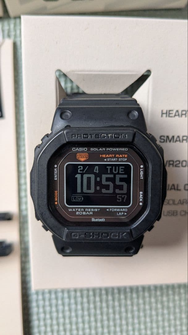 【美品】G-SHOCK DW-H5600-J1　ブラック