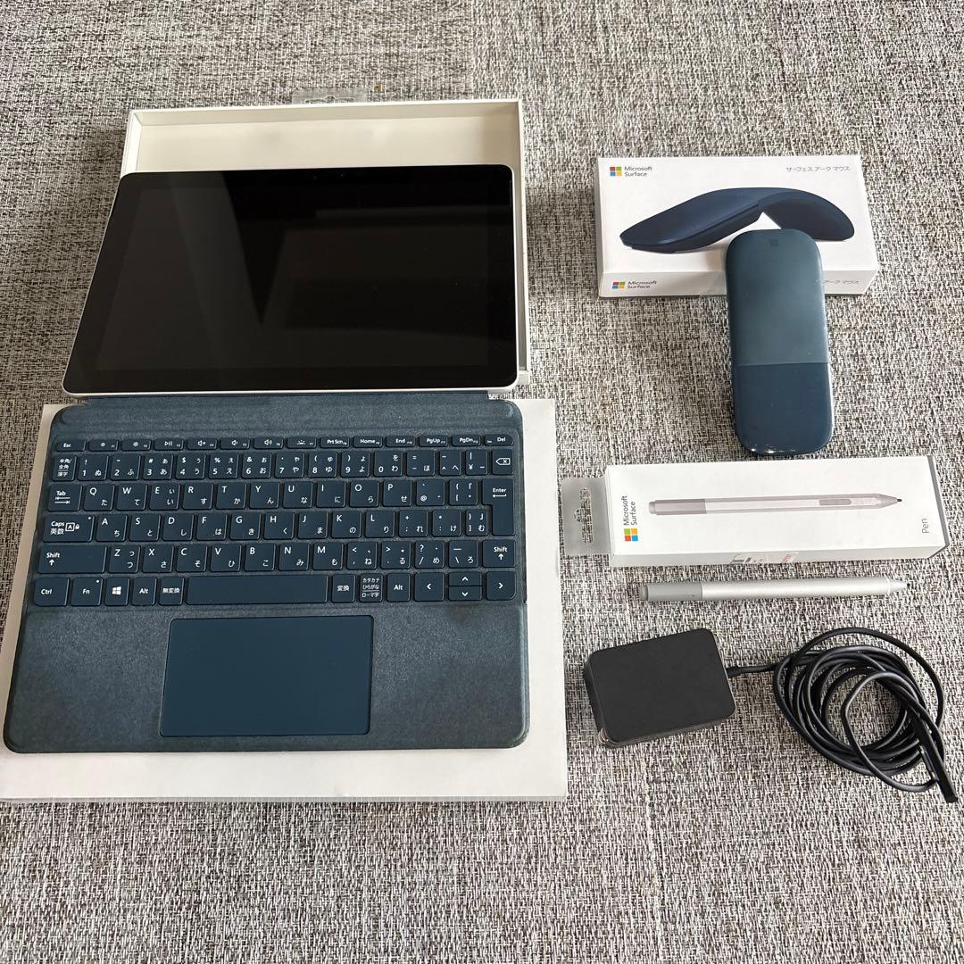 Microsoft Surface Go+純正キーボード、タッチペン、マウス付き