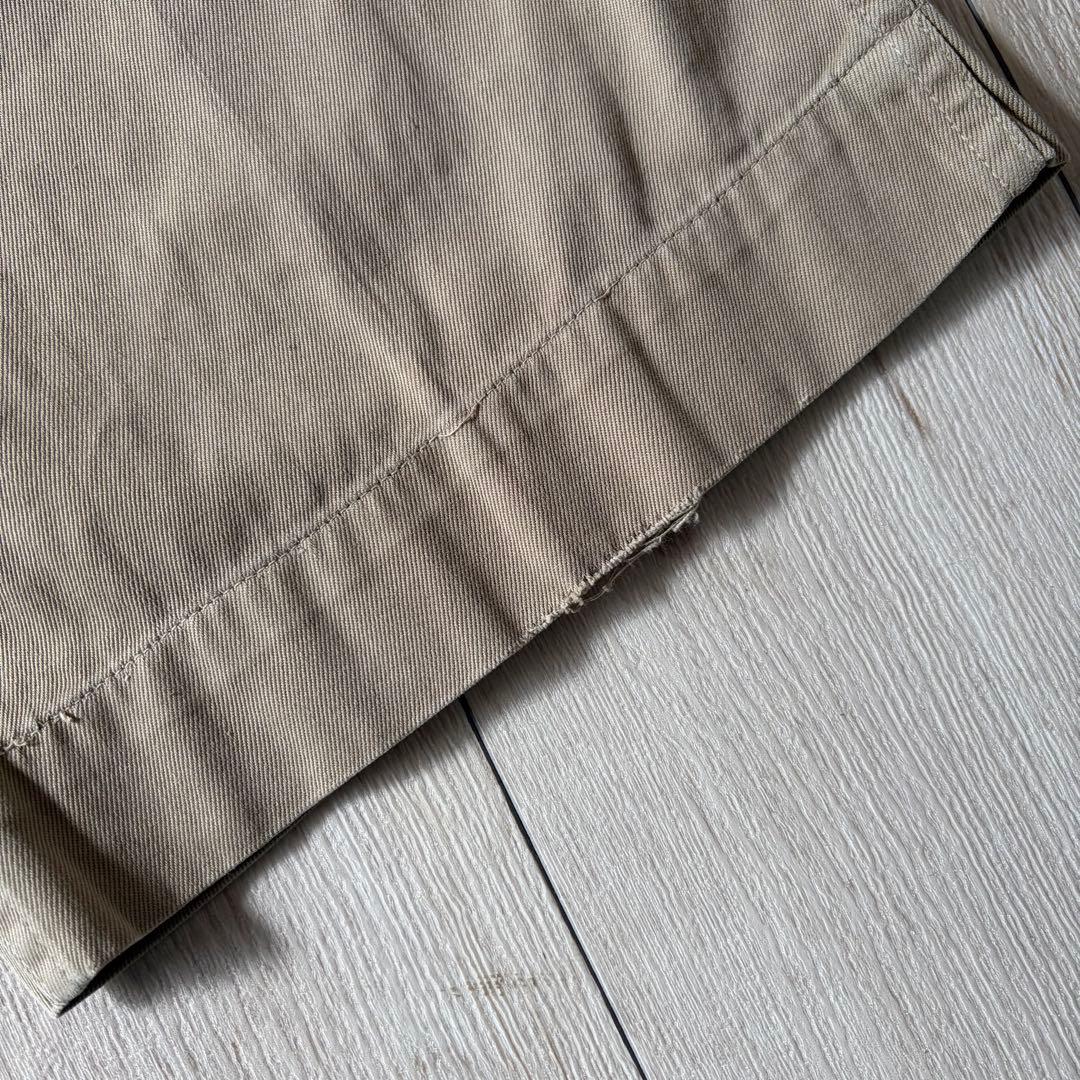 40s USARMY M-45 45カーキ チノ W36L29 両玉縁 巻縫い