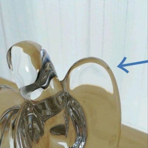 バカラ Baccarat クリスタル Angel 天使像 少々難あり エンジェル