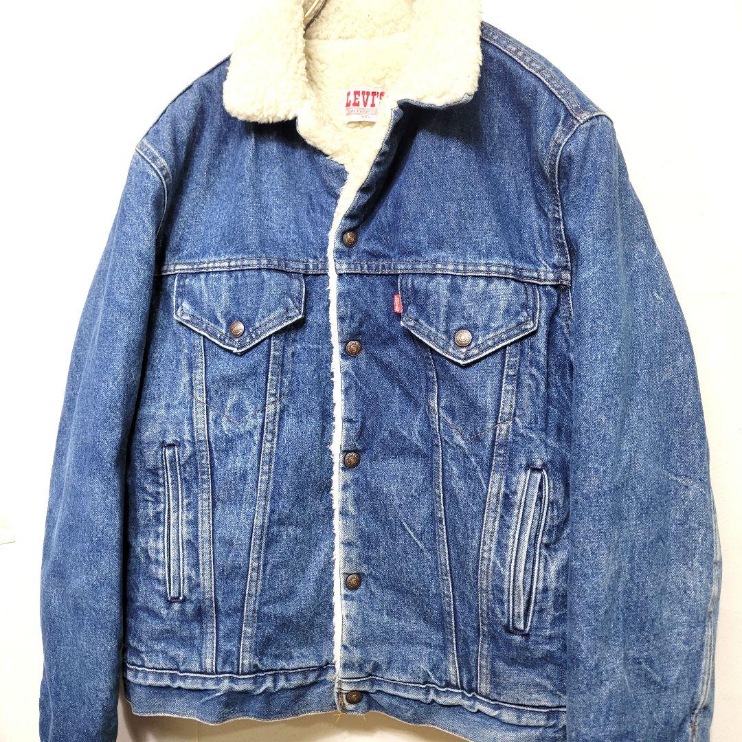 希少 80's 42L USA製 vintage Levi's ボアジャケット
