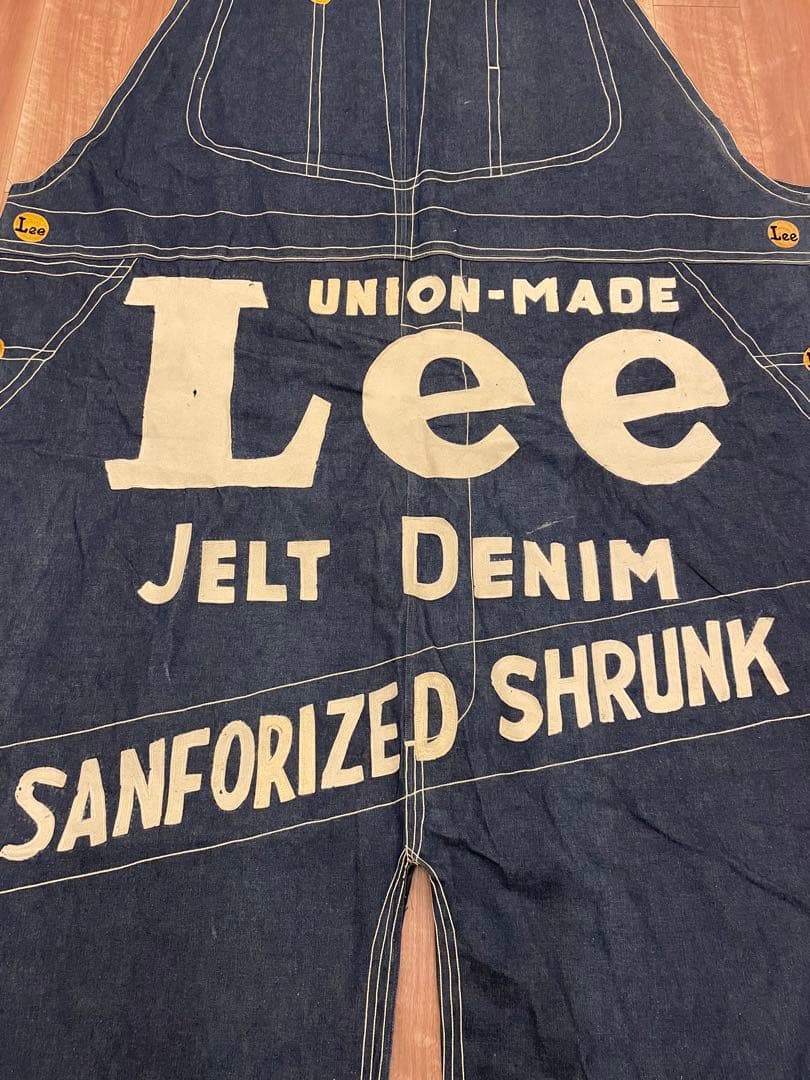 40s 50s ビンテージ Lee オーバーオール バナー 広告 非売品　アド物