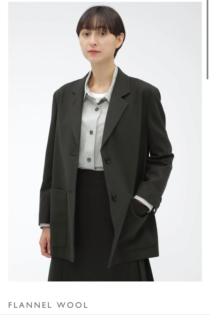 【新品】margaret howell ジャケット　FLANNEL WOOL I