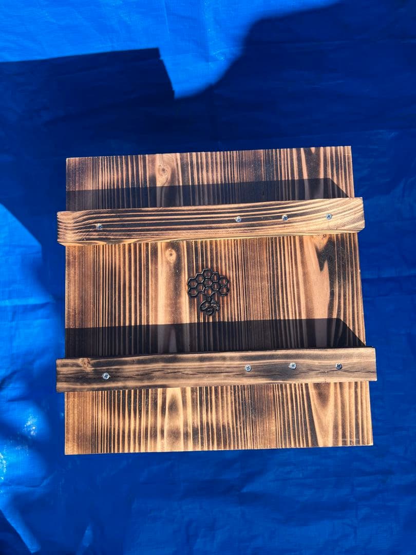 ニホンミツバチ　営巣用巣箱2段　板厚3cm　重箱式巣箱