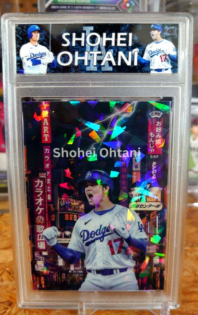 大谷翔平 Cracked Ice Refractor ドジャース パラレル