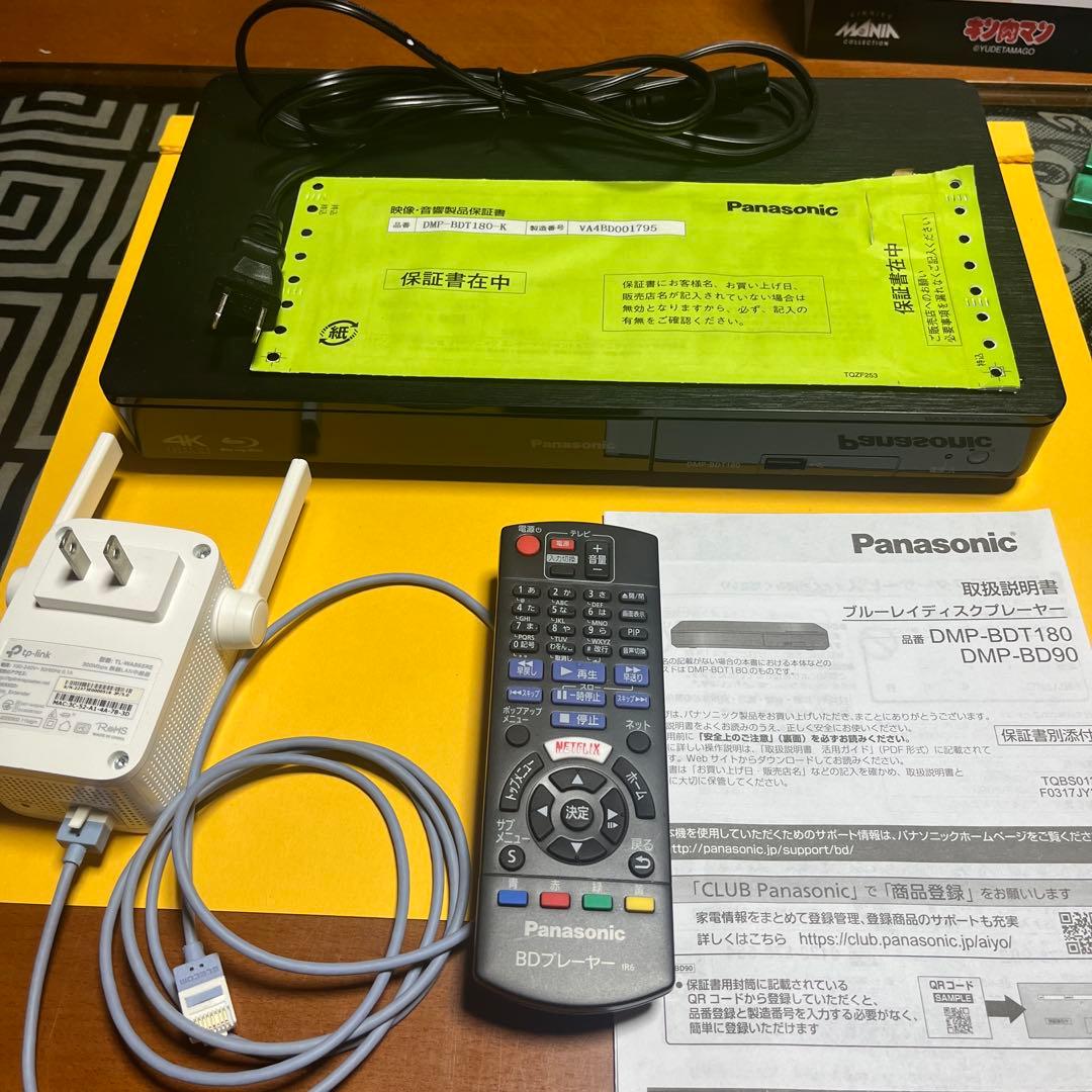 Panasonic DMP-BDT180-K 4Kブルーレイプレーヤー