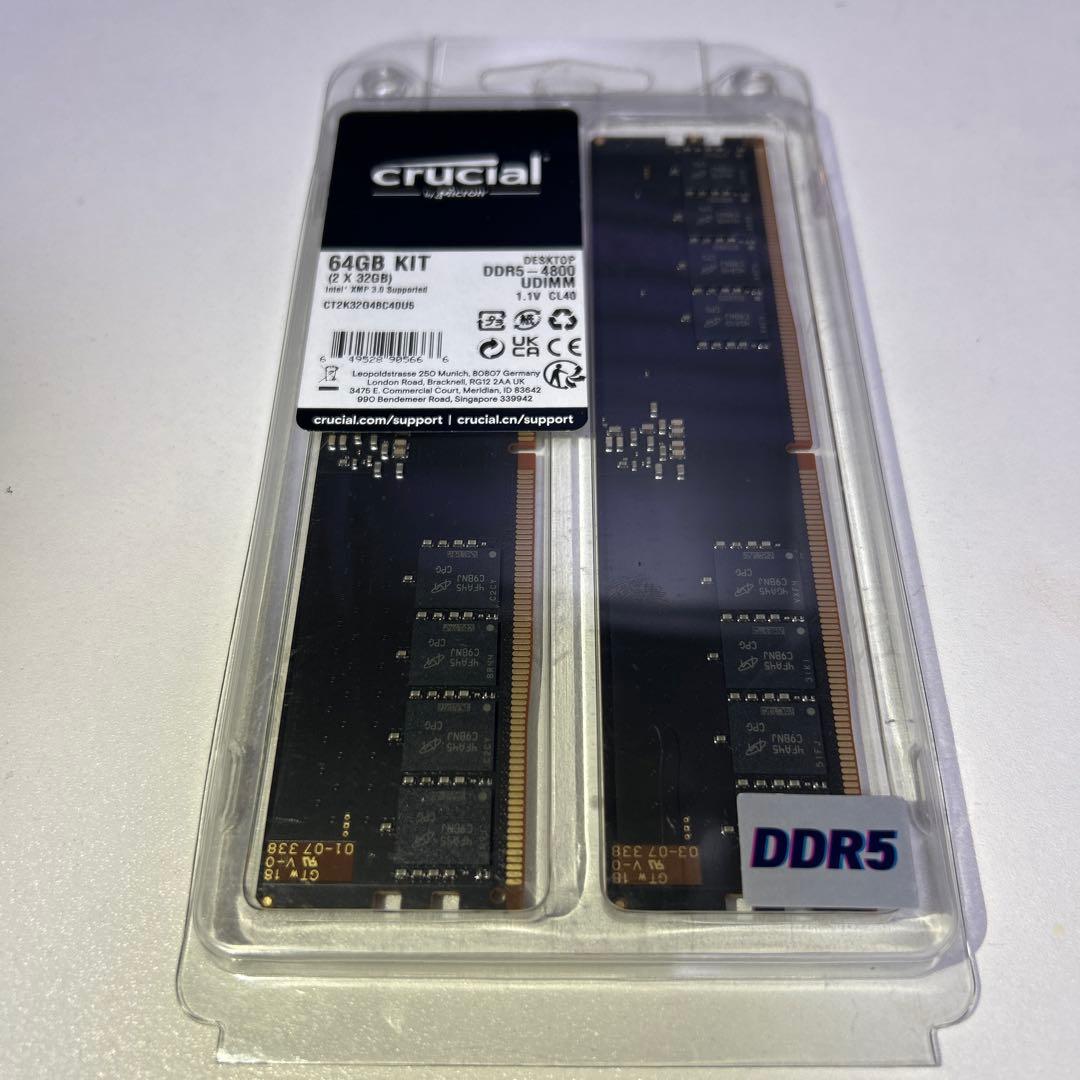 クルーシャル メモリ DDR5 64GB