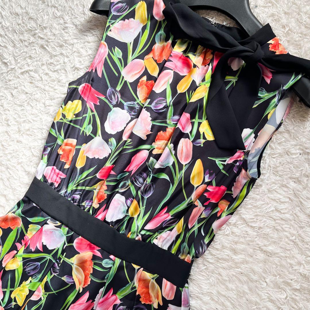 2025年 ビアッジョブルー チューリッププリントワンピース