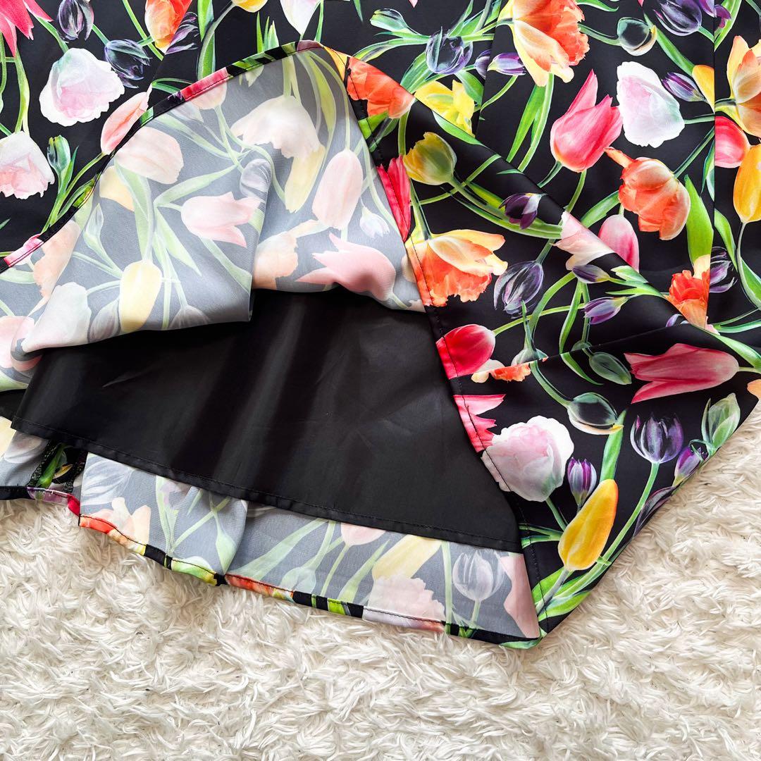 2025年 ビアッジョブルー チューリッププリントワンピース